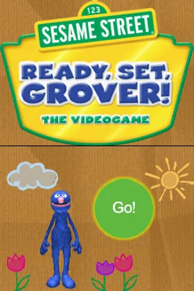 123 Sesame Street - Ready, Set, Grover! - With Elmo - The Videogame (USA) (En,Es) screen shot title